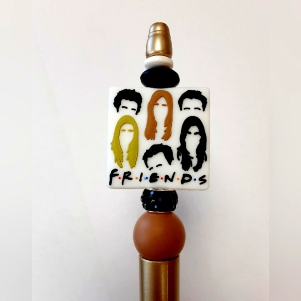 Friends Silhouette Beadable Ink Pen